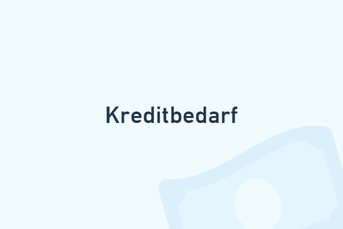 Kreditbedarf