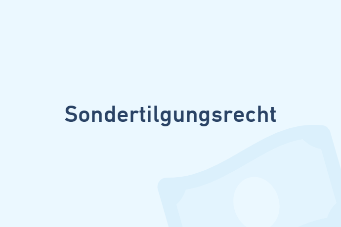 Sondertilgungsrecht