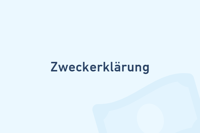 Zweckerklärung