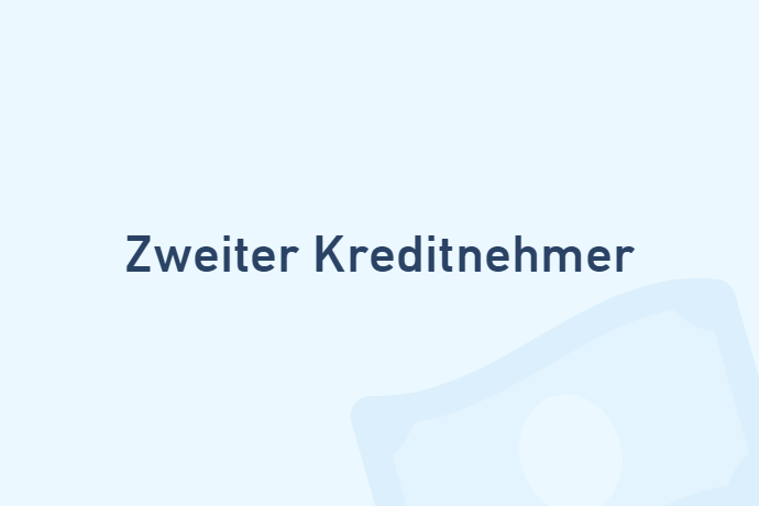 Zweiter Kreditnehmer