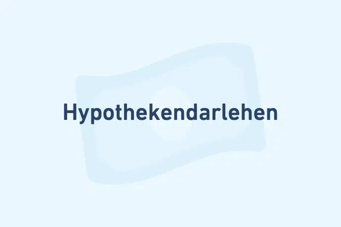 Hypothekendarlehen - Kreditarten