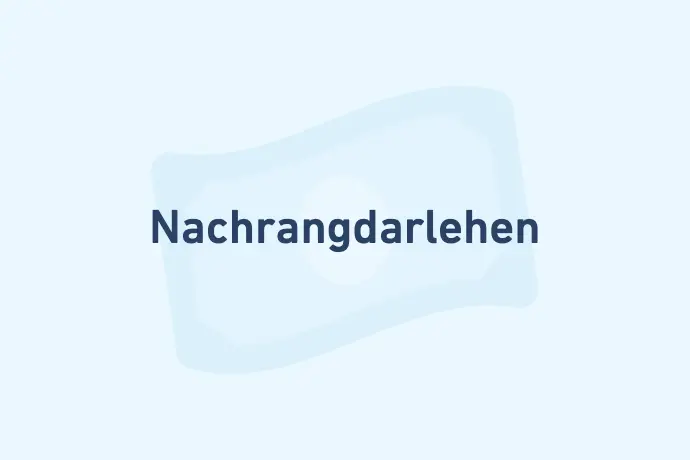 Kreditarten Nachrangdarlehen