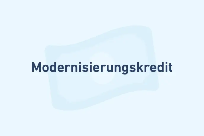 Modernisierungskredit